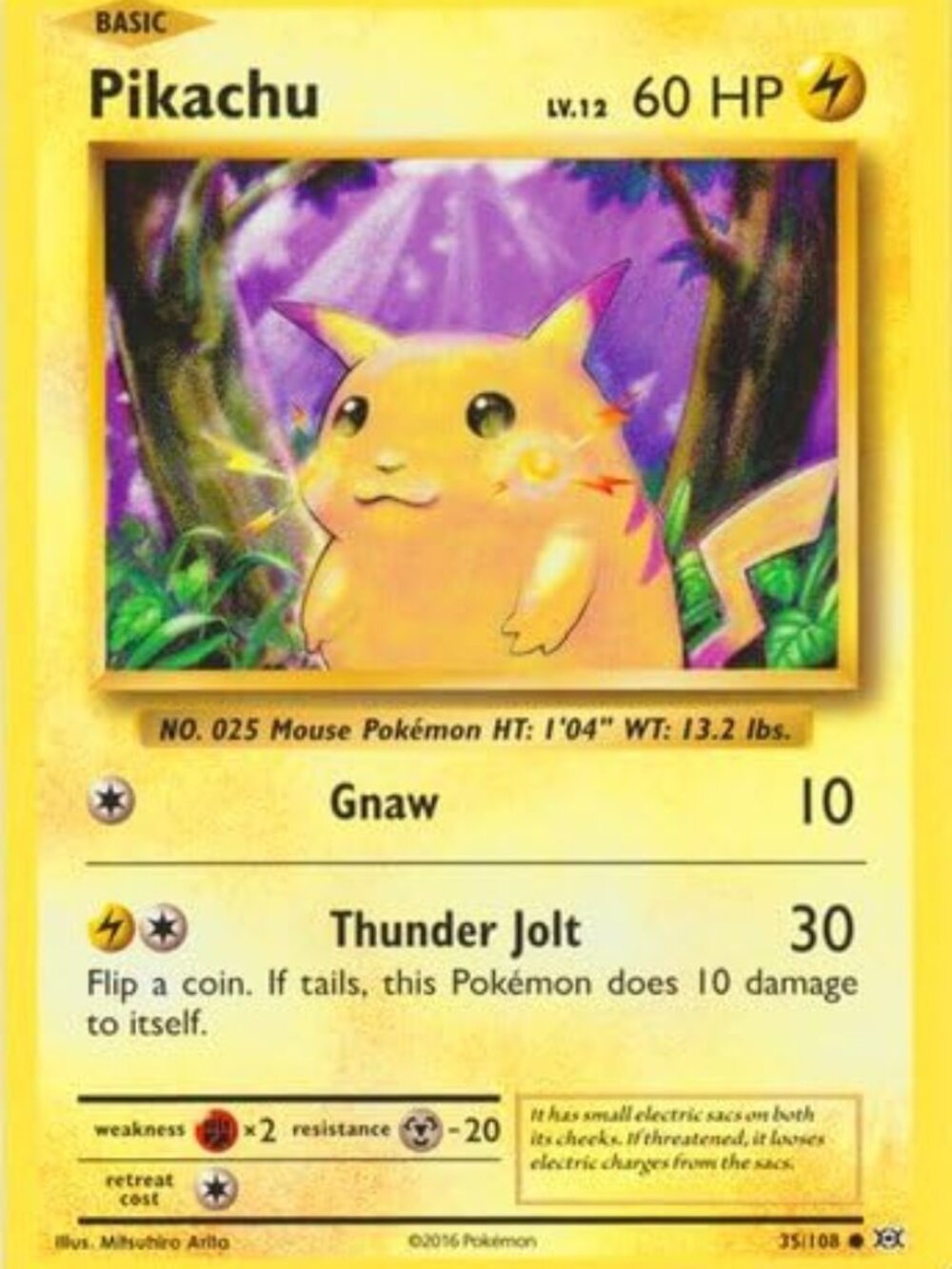Pokemon - Pikachu (35/108) - XY Evolutions